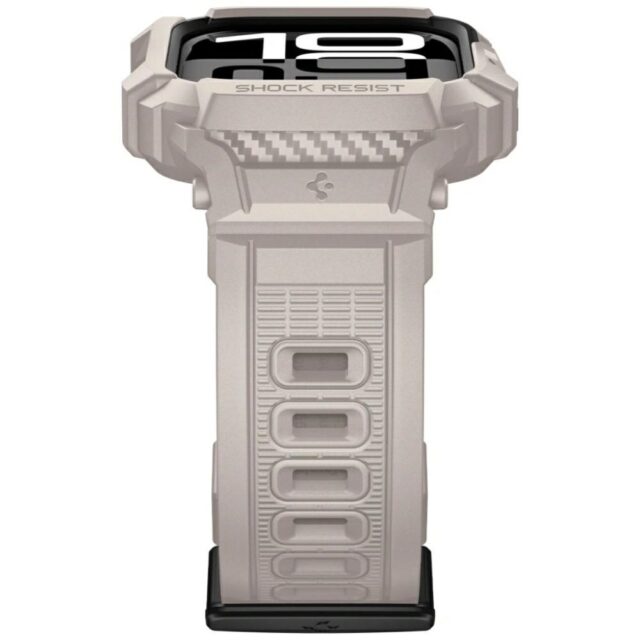 Pasek Spigen Rugged Armor Pro V2 do       Apple Watch 10 / 11 42mm beżowy - imagine 6