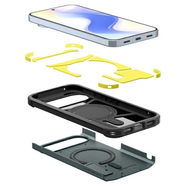 Etui Spigen Tough Armor MAG MagSafe do    Google Pixel 10 Pro XL zielony - imagine 9