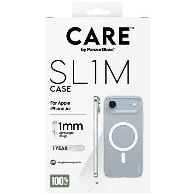 Case CARE by PanzerGlass SL1M MagSafe for iPhone Air transparent - imagine 5