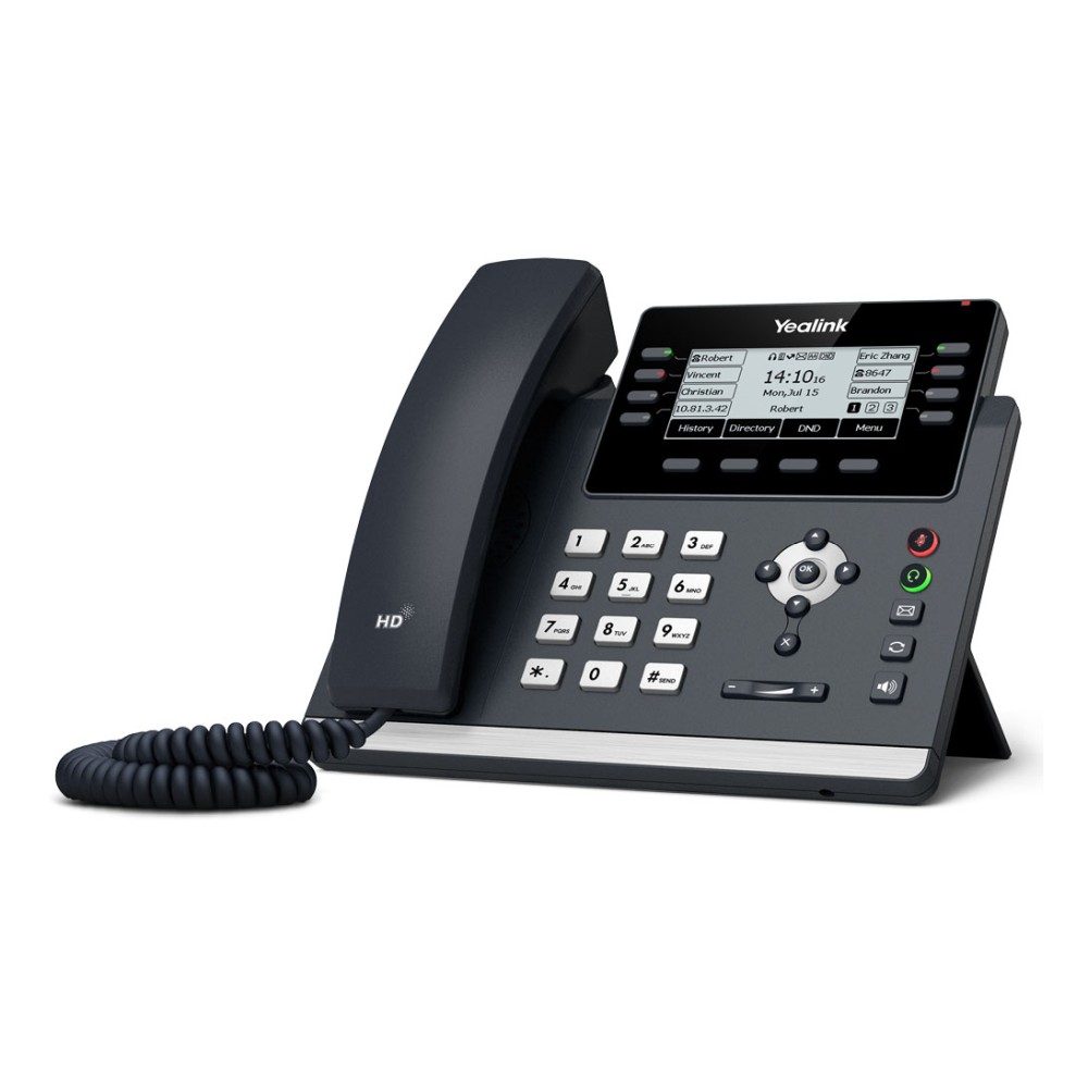 cps-29859fc2650772442c1ae1cf89f061bb-2025-12-05-10-10-42 Yealink SIP-T43U | VoIP Phone | 2x RJ45 1000Mb/s, screen, PoE, USB - imagine 1