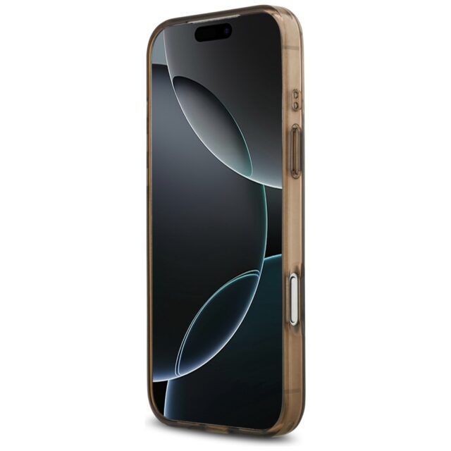 Guess IML 4G Background MagSafe Case for iPhone 17 Pro Brown - imagine 5