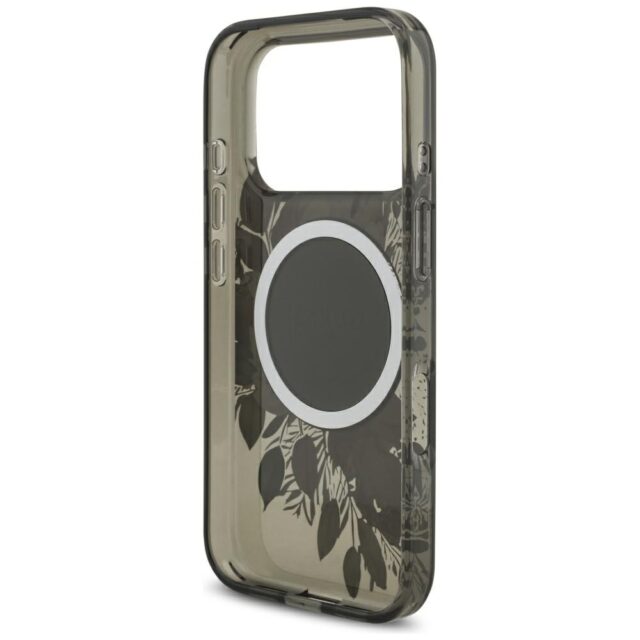 Guess IML Flowers Pearl Strap MagSafe case for iPhone 17 Pro black - imagine 7