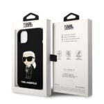 Karl Lagerfeld KLHCP14MSNIKBCK iPhone 14 Plus / 15 Plus 6,7" hardcase black Silicone Ikonik - imagine 8