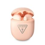 Guess Bluetooth Headphones GUTWST82TRPTWS + Docking Station Pink/Pink Triangle Logo
