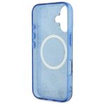 Guess GUHMP16SH4PYEEB iPhone 16 6.1" blue hardcase IML Peony On 4G Background MagSafe - imagine 7