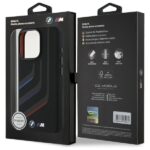 BMW BMHMP16X23SLIK iPhone 16 Pro Max 6.9" black hardcase Silicone Turning Lines MagSafe - imagine 8