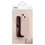 UNIQ Lino Hue Case iPhone 14 / 15 / 13 6,1" Magclick Charging blush pink - imagine 7
