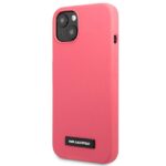 Karl Lagerfeld KLHCP13SSLMP1PI iPhone 13 mini 5,4" hardcase fuchsia Silicone Plaque - imagine 2