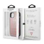Guess GUHCP13MPCRBPI iPhone 13/ 14 / 15 6,1"pink Croco Strap Collection - imagine 8