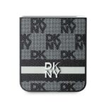 DKNY DKHCZF6PCPTSSK Z Flip6 F741 black Chequered Pattern Printed Stripes - imagine 5