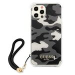 Guess GUHCP12LKSARBK iPhone 12 Pro Max 6,7" black hardcase Camo Collection - imagine 3