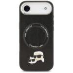 Karl Lagerfeld Karl & Choupette Pins MagSafe Case for iPhone Air Black - imagine 3