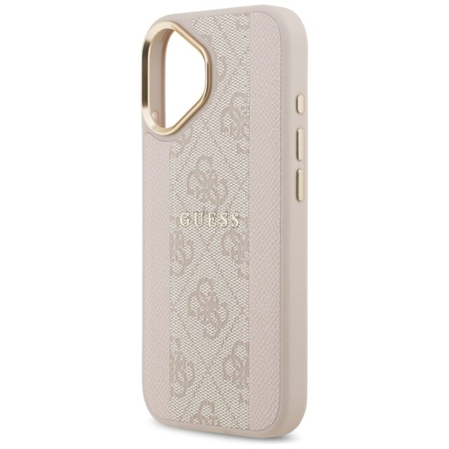 Case Guess 4G Stripe MagSafe for iPhone 17 pink - imagine 6