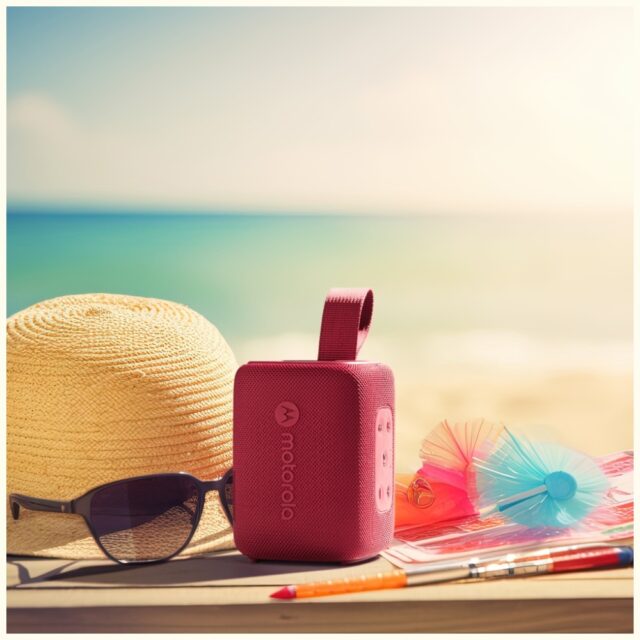 Bluetooth speaker Motorola ROKR 300 7W IP67 red - imagine 8