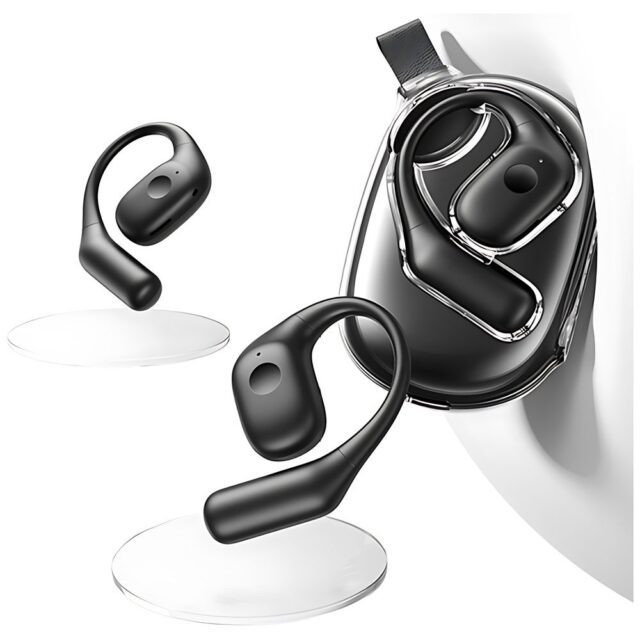 USAMS Bluetooth 5.3 Headphones G26 OWSwireless black BHUUG01 - imagine 3