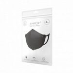 Maseczka ochronna AirPOP Pocket Mask NV4szt czarny/black - imagine 4
