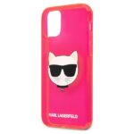 Karl Lagerfeld KLHCP12MCHTRP iPhone 12/12 Pro 6,1" pink hardcase Glitter Choupette Fluo - imagine 6