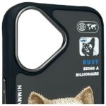 Nimmy case iPhone 16 6.1" black Cool&Cute 2.0 Dog - imagine 5