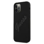 Guess GUHCP12MLSVSBK iPhone 12/12 Pro6,1" black hardcase Script Vintage - imagine 2
