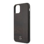Mercedes MEHCN58VWOBR iPhone 11 Pro hard case brown Wood Line Rosewood - imagine 3