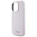 DKNY DKHMP16XSMCHLP iPhone 16 Pro Max 6.9" pink hardcase Liquid Silicone Small Metal Logo - imagine 6