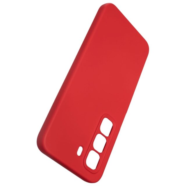 Etui Beline Silicone Infinix Hot 50       czerwony - imagine 2