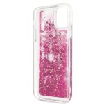 Karl Lagerfeld KLHCN65ROPI iPhone 11 Pro Max rosegold hard case Glitter - imagine 4