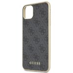 Guess GUHCN65G4GG iPhone 11 Pro Max grey hard case 4G Collection - imagine 3