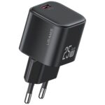 Charger USAMS JC Series CC289 25W GaN Mini Fast Charger USB-C black - imagine 2