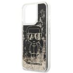 Karl Lagerfeld KLHCP13LLGGKBK iPhone 13 Pro/ 13 6,1"black hardcase Liquid Glitter Gatsby - imagine 6