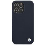 BMW BMHCP13XSILNA iPhone 13 Pro Max 6.7" navy hardcase Silicone Signature - imagine 3