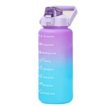 Extralink | Motivational Bottle | water bottle, 2000ml, purple-blue, BUT-992 - imagine 3