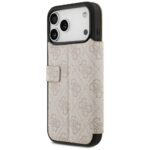 Guess Book 4G Metal Logo Case for iPhone 17 Pro Max Pink - imagine 5