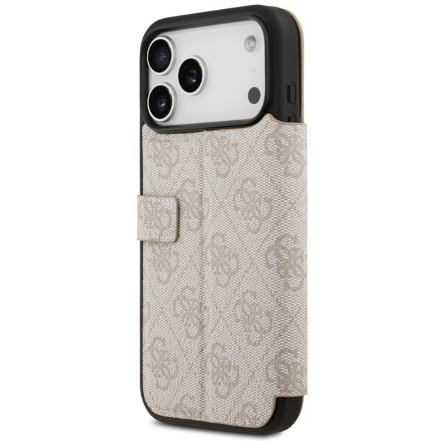 Guess Book 4G Metal Logo Case for iPhone 17 Pro Max Pink - imagine 5