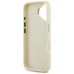 Case Guess Peony Hot Stamp MagSafe for iPhone 17 beige - imagine 7