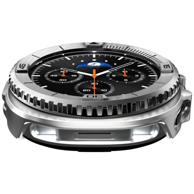 Nakładka Spigen Bezel Tune Pro Pilot do   Samsung Galaxy Watch 8 Classic 46mm srebrny - imagine 2