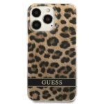 Guess GUHCP13LHSLEOW iPhone 13 Pro / 13 6,1" brown hardcase Leopard - imagine 3