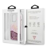 Guess GUHCP13XLG4GPI iPhone 13 Pro Max 6,7" pink hardcase 4G Big Liquid Glitter - imagine 8