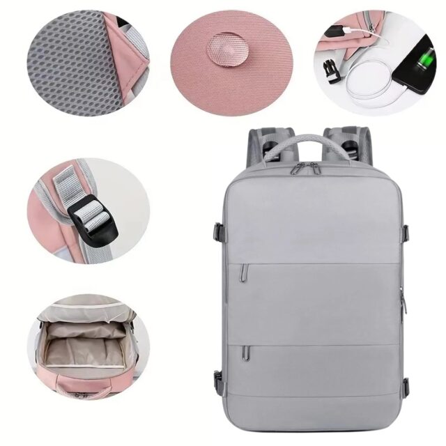 Extralink Backpack, Strong Universal Cabin Carry-On Luggage for Laptops - imagine 4