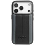 Case Audi A6 Synthetic Leather MagSafe for iPhone 17 Pro black
