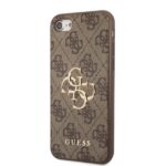 Guess GUHCI84GMGBR iPhone 7/8/SE2020 / SE 2022 brown hardcase 4G Big Metal Logo - imagine 2