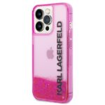 Karl Lagerfeld KLHCP14LLCKVF iPhone 14 Pro 6,1" pink hardcase Liquid Glitter Elong - imagine 2