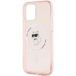 Karl Lagerfeld KLHMP12MHFCCNOP iPhone 12/12 Pro 6.1" pink hardcase IML Choupette MagSafe - imagine 6