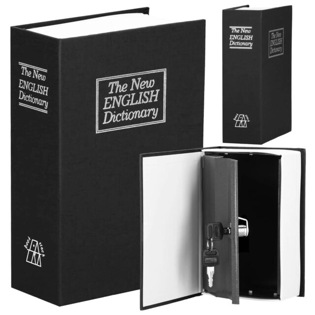 Extralink Home | Book safe | money box, steel box, keys, S-405 - imagine 3