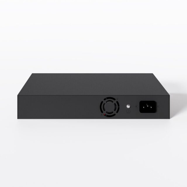 Extralink VIRTUS V3 | PoE Switch | 16x 100Mb/s PoE/PoE+, 2x Gigabit RJ45 + 1x SFP, 150W - imagine 3