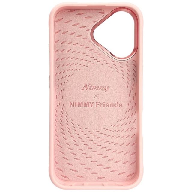 Nimmy Glasses Cool Cat MagSafe case for iPhone 16 pink - imagine 3