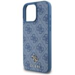 Case Guess HC PU 4G Small 4G and Classic for iPhone 16 Pro Max MagSafe blue - imagine 6