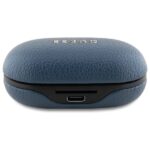 Guess Bluetooth headphones GUTWSPGTSPSB TWS + docking station blue Grained Classic Logo - imagine 5