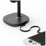 Charging station Energea MagArctic Stand 4in1 Qi2 with cooling and cable graphite - imagine 4