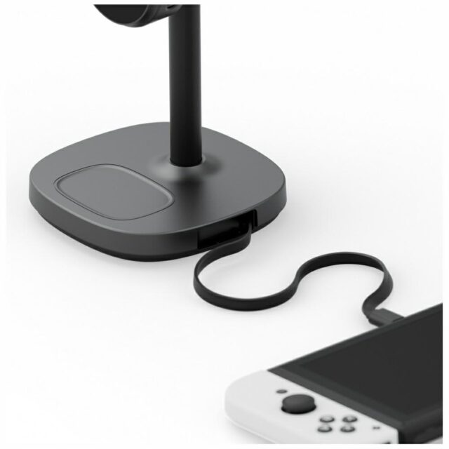 Charging station Energea MagArctic Stand 4in1 Qi2 with cooling and cable graphite - imagine 4